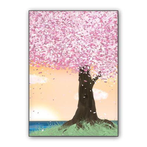 Cherry blossom wall art poster