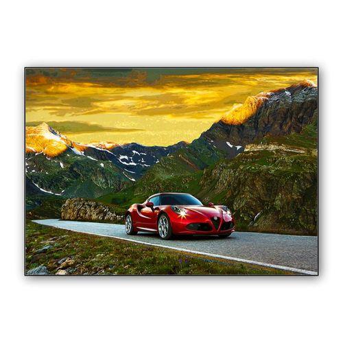 Car Alfa Romeo 4C wall art poster