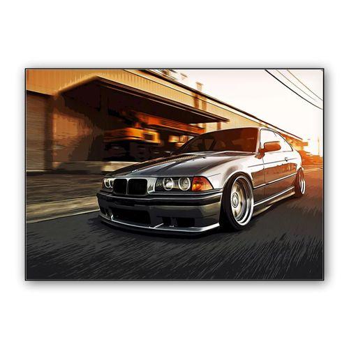 BMW E36 M3 wall art poster