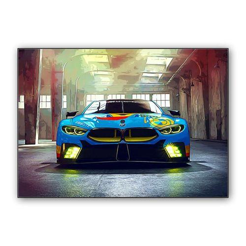 BMW M8 GTE wall art poster