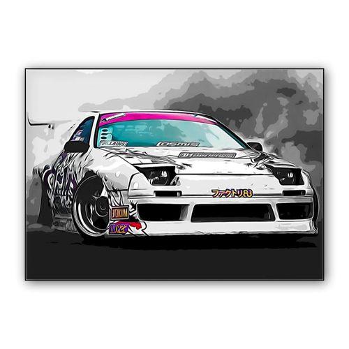 Mazda RX-7 FC33 Drift Car wall art poster