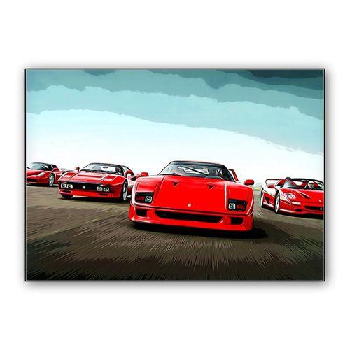 Ferrari family wall art poster