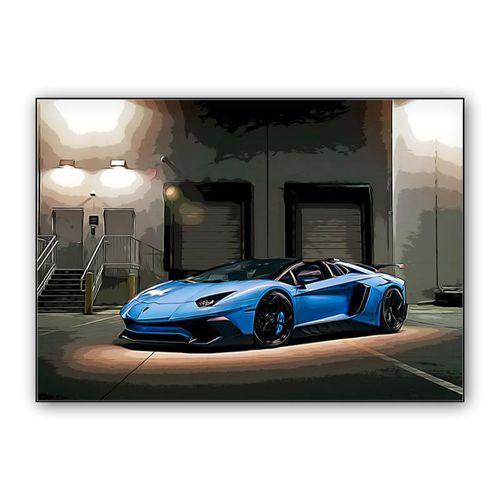 Lamborghini Aventador SV Roadster wall art poster