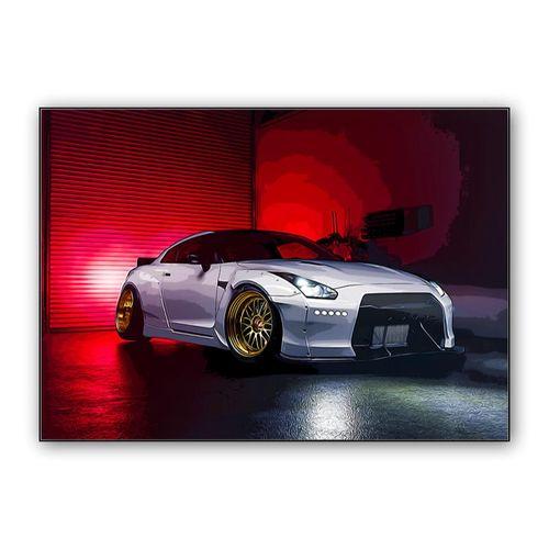 Nissan GT-R R35 wall art poster