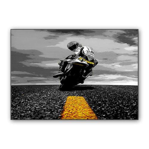 Yamaha YZF R1 Valentino Rossi Racing Motorcycle wall art poster