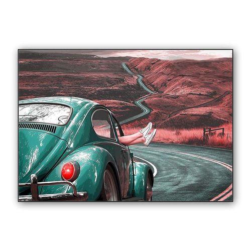 Volkswagen Beetle wall art poster