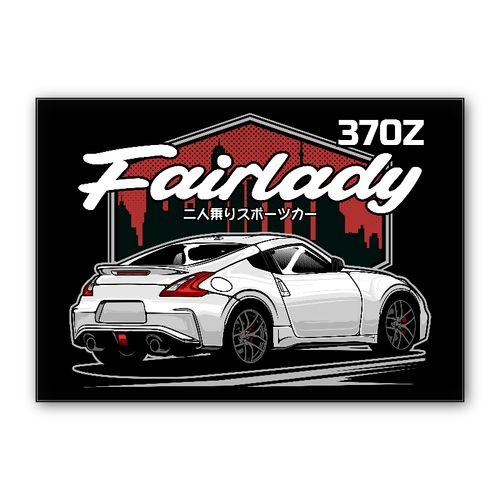 Nissan Fairlady 370z wall art poster