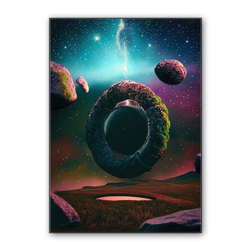 Galaxy Ring wall art poster