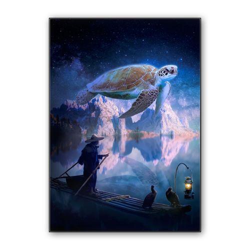 Mysterious Lake wall art poster