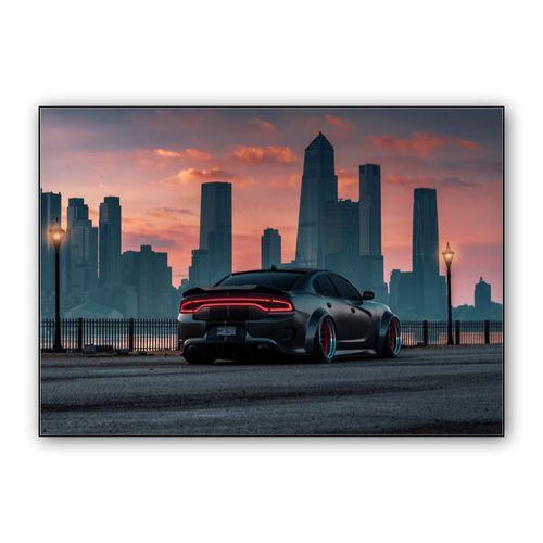 Dodge Charger SRT Hellcat Widebody wall art poster