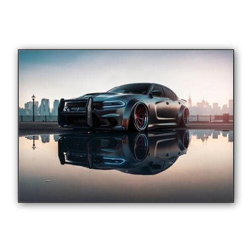Dodge Charger SRT Hellcat Widebody wall art poster