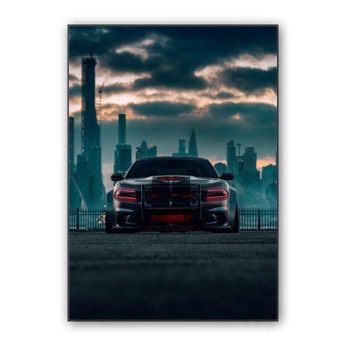 Dodge Charger SRT Hellcat Widebody wall art poster