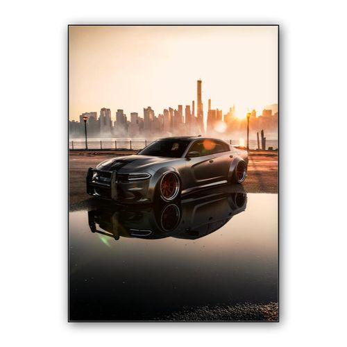 Dodge Charger SRT Hellcat Widebody wall art poster