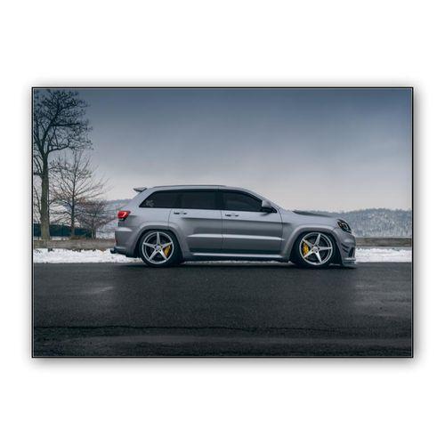 Jeep Grand Cherokee SRT wall art poster