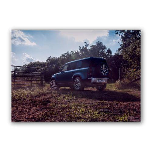 Land Rover Defender wall art poster