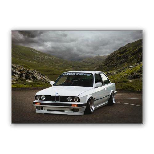 BMW E30 3 series wall art poster