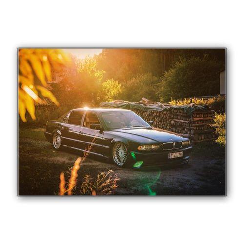 BMW E38 7 series wall art poster