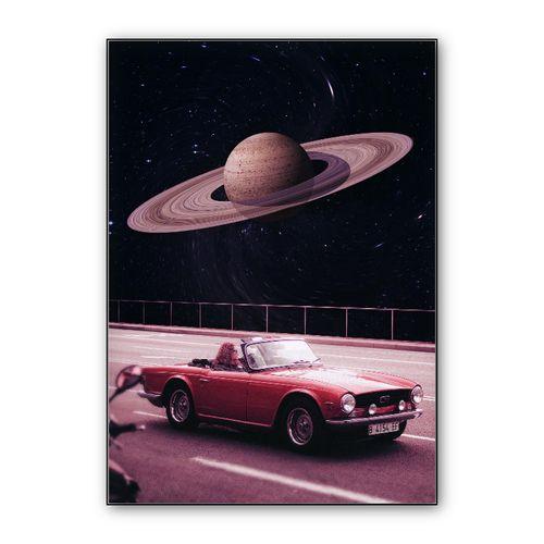 Cosmic drive wall art poster