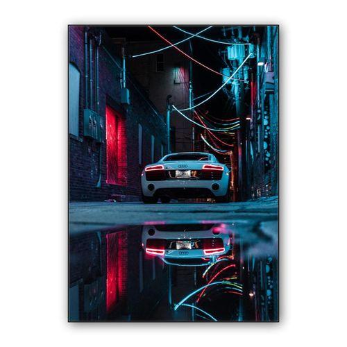 Audi R8 wall art poster