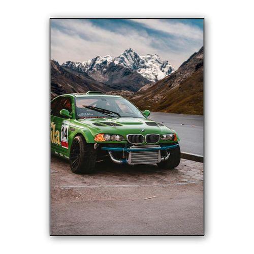 BMW E46 M3 wall art poster
