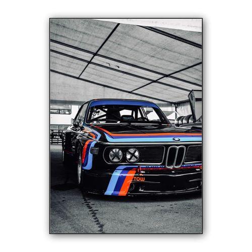 BMW E9 3.0 CSL "Batmobile" wall art poster