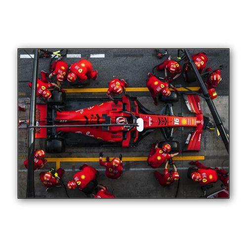 Ferrari Formula 1 car wall art poster