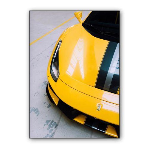 Ferrari 488 Pista wall art poster