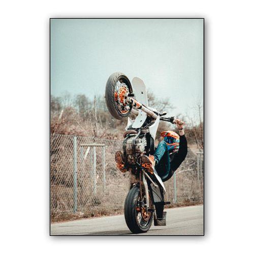 KTM SX-F Wheelie wall art poster