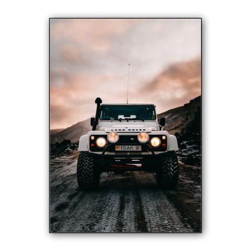Land Rover Defender wall art poster