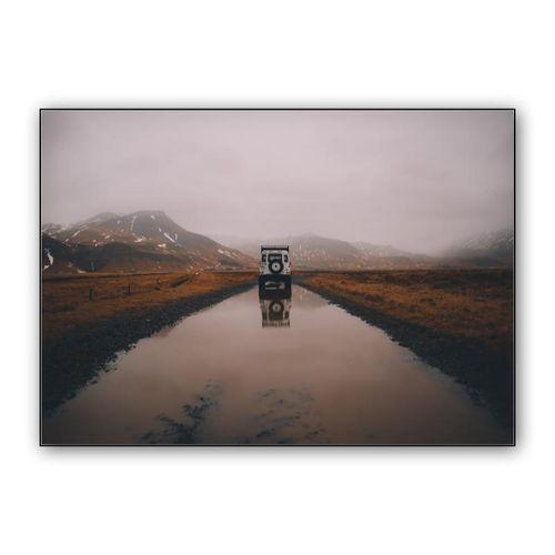 Land Rover Defender Exploring wall art poster