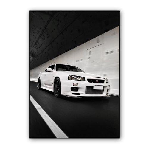 Nissan Skyline GT-R R34 wall art poster