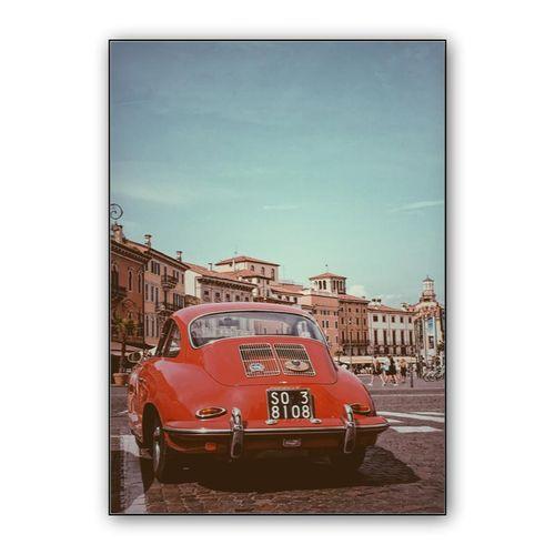 Porsche 356 C wall art poster