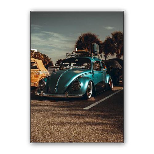Volkswagen Beetle wall art poster