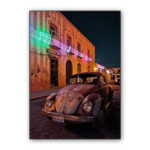 Volkswagen Beetle wall art poster