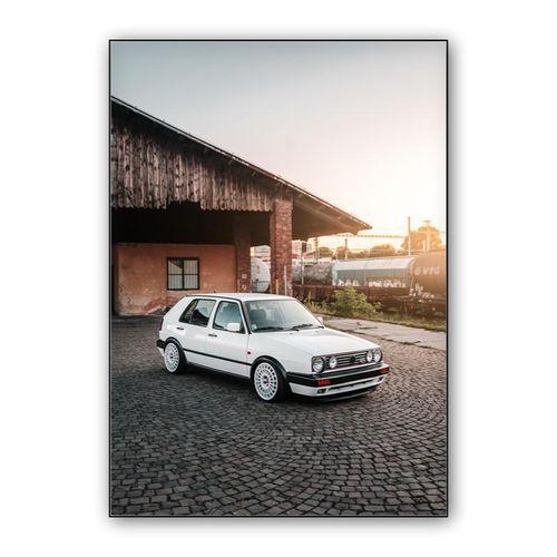 Volkswagen Golf MK2 wall art poster