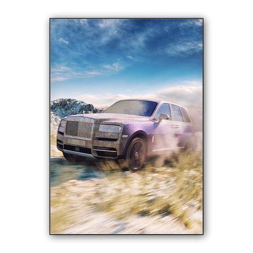 Rolls Royce Cullinan wall art poster