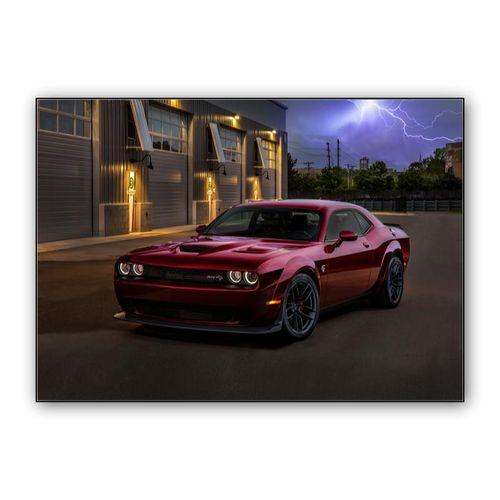 Dodge Challenger SRT Hellcat Widebody wall art poster