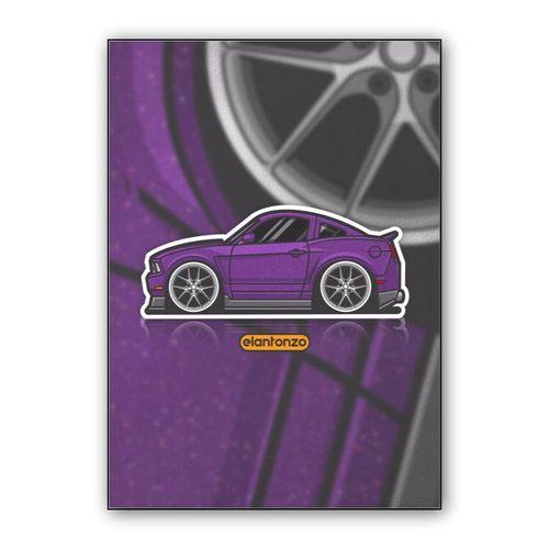 Ford Mustang GT wall art poster