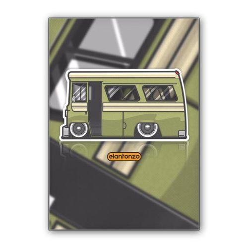 Mail Bus wall art poster