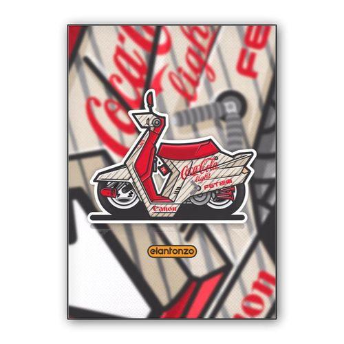 Tuned Scooter wall art poster