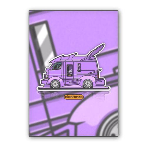 Toyota Hiace Bus wall art poster
