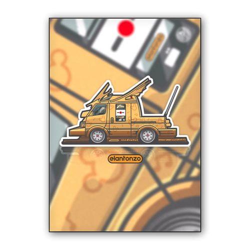 Toyota Hiace Bus wall art poster