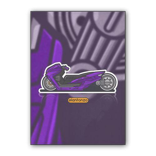 Yamaha Majesty wall art poster