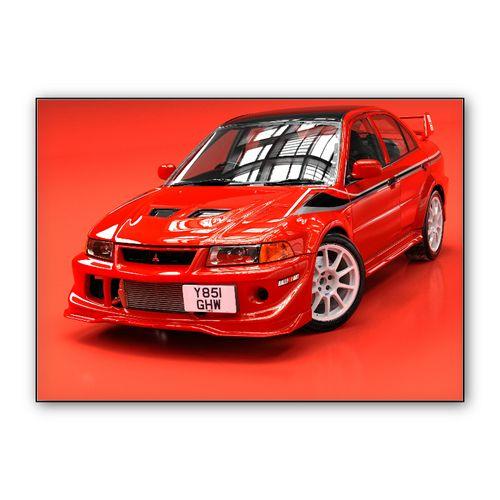 Mitsubishi Lancer Evo VI TME wall art poster