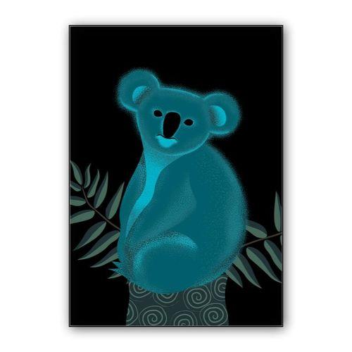 BLUE or KOALA wall art poster