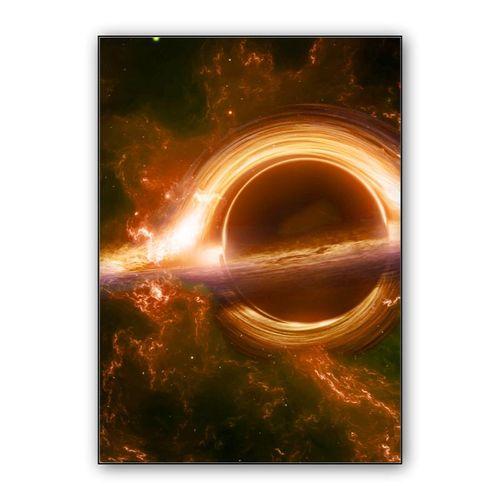 Black Hole wall art poster