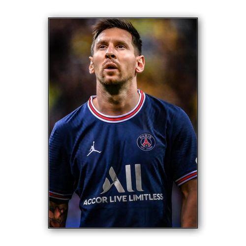 Lionel Messi Paris wall art poster