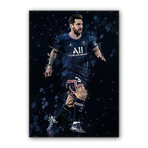 Lionel Messi Abstract 2 wall art poster