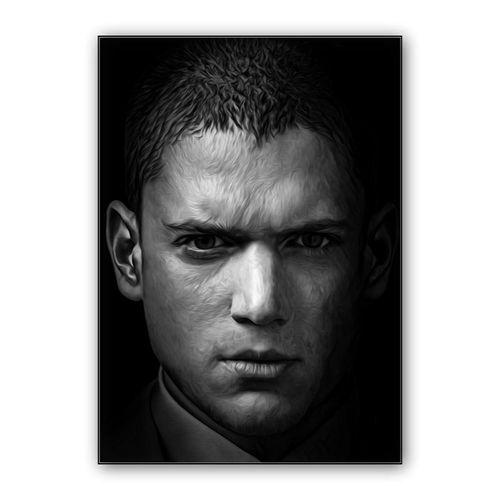 Michael Scofield Prison Break wall art poster