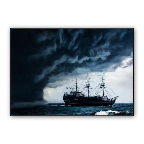 Tornado Ship wall art poster